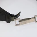 GUCCI GG Canvas Shoulder Bag Black Silver 000 0602 Auth hk2121-8