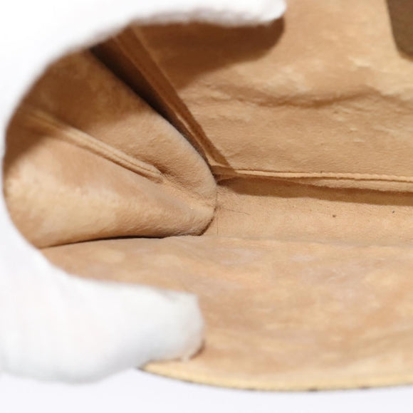 GUCCI GG Supreme Shoulder Bag PVC Beige Gold 904 02 050 Auth hk2124