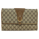 GUCCI GG Supreme Shoulder Bag PVC Beige Gold 904 02 050 Auth hk2124-2