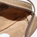 GUCCI GG Supreme Web Sherry Line Shoulder Bag PVC Beige Gold Auth hk2136-18