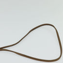 GUCCI GG Supreme Web Sherry Line Shoulder Bag PVC Beige Gold Auth hk2136-8