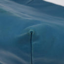 LOEWE anagram Tote Bag Leather Blue Auth hk2144-15