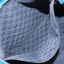 LOEWE anagram Tote Bag Leather Blue Auth hk2144-19