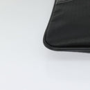 LOEWE Anagram Shoulder Bag PVC Black Silver Auth hk2150-14