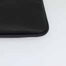 LOEWE Anagram Shoulder Bag PVC Black Silver Auth hk2150-15