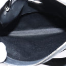 LOEWE Anagram Shoulder Bag PVC Black Silver Auth hk2150-10