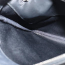 LOEWE Anagram Shoulder Bag PVC Black Silver Auth hk2150-20