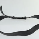 LOEWE Anagram Shoulder Bag PVC Black Silver Auth hk2150-8