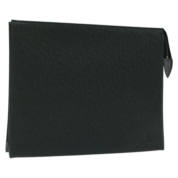 LOUIS VUITTON Taiga Poche Toilette 26 Pouch Epicea LV Auth hk2176
