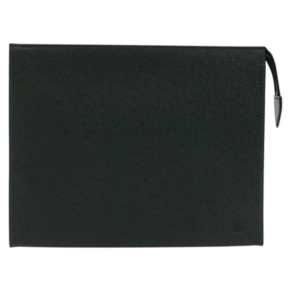 LOUIS VUITTON Taiga Poche Toilette 26 Pouch Epicea LV Auth hk2176