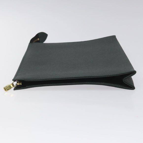 LOUIS VUITTON Taiga Poche Toilette 26 Pouch Epicea LV Auth hk2176