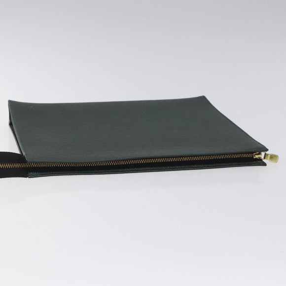 LOUIS VUITTON Taiga Poche Toilette 26 Pouch Epicea LV Auth hk2176