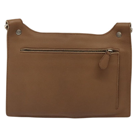 BOTTEGA VENETA Waist bag Leather Brown Auth hk2178