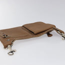 BOTTEGA VENETA Waist bag Leather Brown Auth hk2178-5