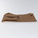 BOTTEGA VENETA Waist bag Leather Brown Auth hk2178-6