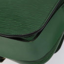LOUIS VUITTON Epi Cartouchiere MM Shoulder Bag Green M52244 LV Auth hk2184-16