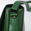 LOUIS VUITTON Epi Cartouchiere MM Shoulder Bag Green M52244 LV Auth hk2184-18