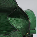LOUIS VUITTON Epi Cartouchiere MM Shoulder Bag Green M52244 LV Auth hk2184-20