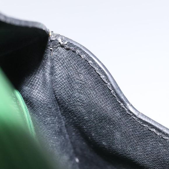 LOUIS VUITTON Epi Cartouchiere MM Shoulder Bag Green M52244 LV Auth hk2184