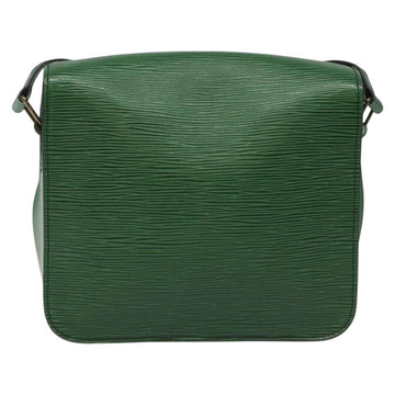 LOUIS VUITTON Epi Cartouchiere MM Shoulder Bag Green M52244 LV Auth hk2184 - 0