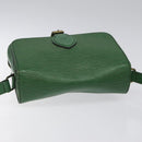 LOUIS VUITTON Epi Cartouchiere MM Shoulder Bag Green M52244 LV Auth hk2184-6