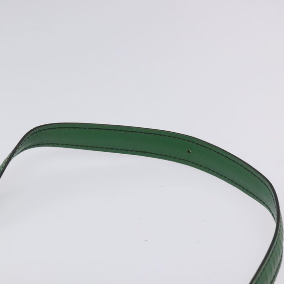 LOUIS VUITTON Epi Cartouchiere MM Shoulder Bag Green M52244 LV Auth hk2184