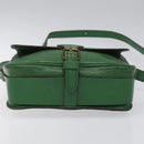 LOUIS VUITTON Epi Cartouchiere MM Shoulder Bag Green M52244 LV Auth hk2184-5