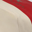 BURBERRY Blue Label Tote Bag Canvas Red Beige Auth hk2190-14