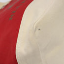 BURBERRY Blue Label Tote Bag Canvas Red Beige Auth hk2190-9