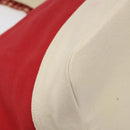BURBERRY Blue Label Tote Bag Canvas Red Beige Auth hk2190-16