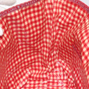 BURBERRY Blue Label Tote Bag Canvas Red Beige Auth hk2190-17