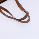 Salvatore Ferragamo Shoulder Bag Canvas Brown Auth hk2205-7