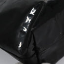 Salvatore Ferragamo Gancini Hand Bag Patent leather Black Silver Auth hk2206-9