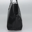 Salvatore Ferragamo Gancini Hand Bag Patent leather Black Silver Auth hk2206-3