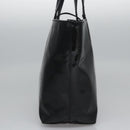 Salvatore Ferragamo Gancini Hand Bag Patent leather Black Silver Auth hk2206-4