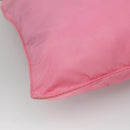 PRADA Shoulder Bag Nylon Pink Silver Auth hk2215-17