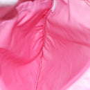 PRADA Shoulder Bag Nylon Pink Silver Auth hk2215-22