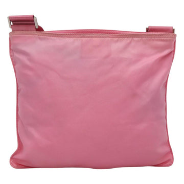 PRADA Shoulder Bag Nylon Pink Silver Auth hk2215 - 0