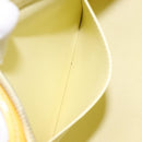 LOUIS VUITTON Monogram Vernis Houston Hand Bag Lime Yellow M91055 LV Auth hk2222-23