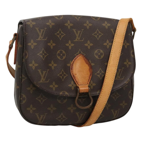 LOUIS VUITTON Monogram Saint Cloud GM Shoulder Bag M51242 LV Auth hk2231
