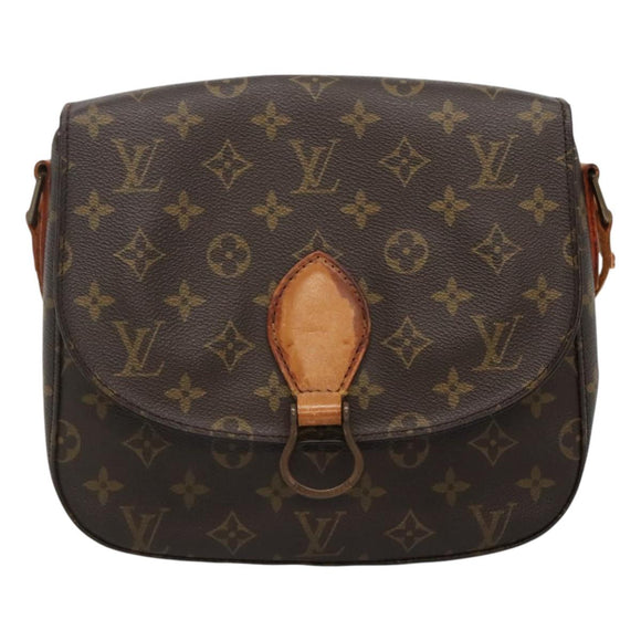 LOUIS VUITTON Monogram Saint Cloud GM Shoulder Bag M51242 LV Auth hk2231