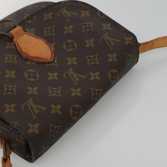 LOUIS VUITTON Monogram Saint Cloud GM Shoulder Bag M51242 LV Auth hk2231