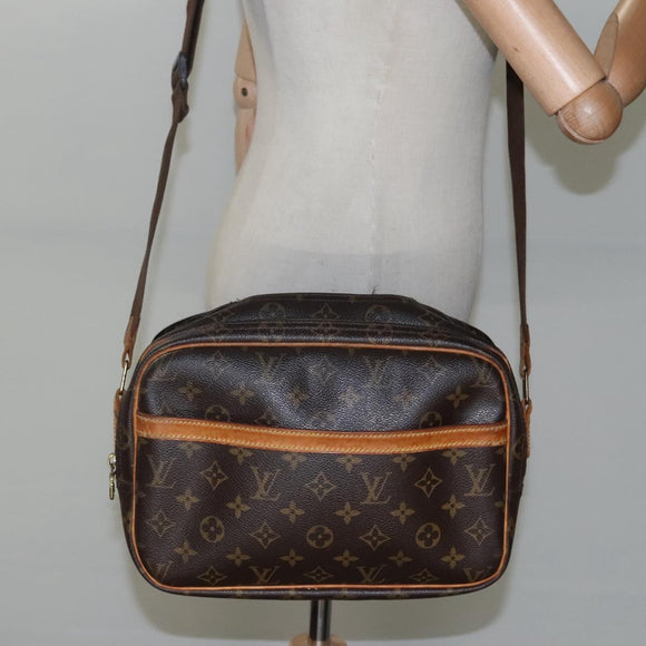 LOUIS VUITTON Monogram Reporter PM Shoulder Bag M45254 LV Auth hk2234