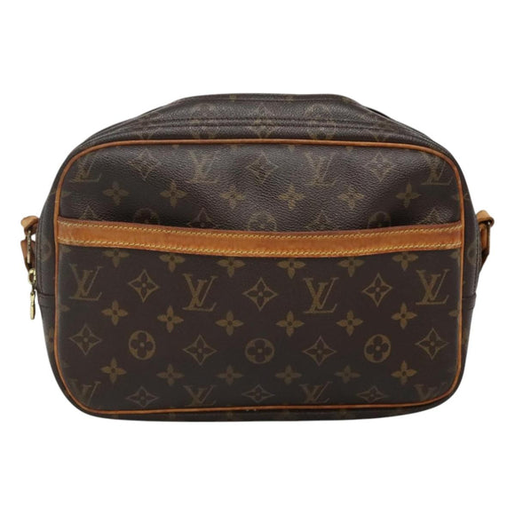 LOUIS VUITTON Monogram Reporter PM Shoulder Bag M45254 LV Auth hk2234