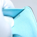 LOUIS VUITTON Monogram Groom Compact Zip Wallet Blue M60036 LV Auth hk2238-12