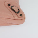 BALENCIAGA Shoulder Bag Leather Pink 310250 Auth hk2257V-14