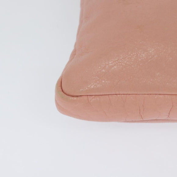 BALENCIAGA Shoulder Bag Leather Pink 310250 Auth hk2257V