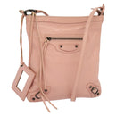 BALENCIAGA Shoulder Bag Leather Pink 310250 Auth hk2257V-1