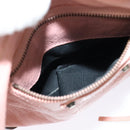 BALENCIAGA Shoulder Bag Leather Pink 310250 Auth hk2257V-22
