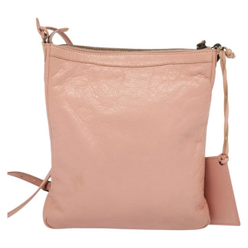 BALENCIAGA Shoulder Bag Leather Pink 310250 Auth hk2257V - 0